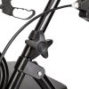 Four Wheel Walker Rollator with Fold Up Removable Back Support YF